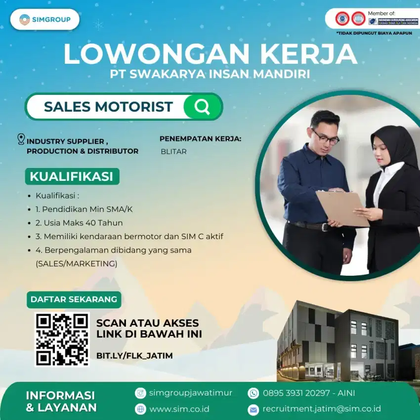 SALES MOTORIST AREA BLITAR