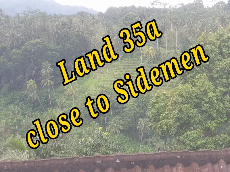 Land for Sale close to Sidemen Traditional Village Bali