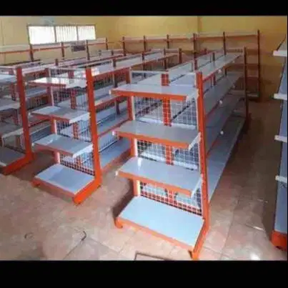 Single tinggi  240 cm rak gondola Starter Murah