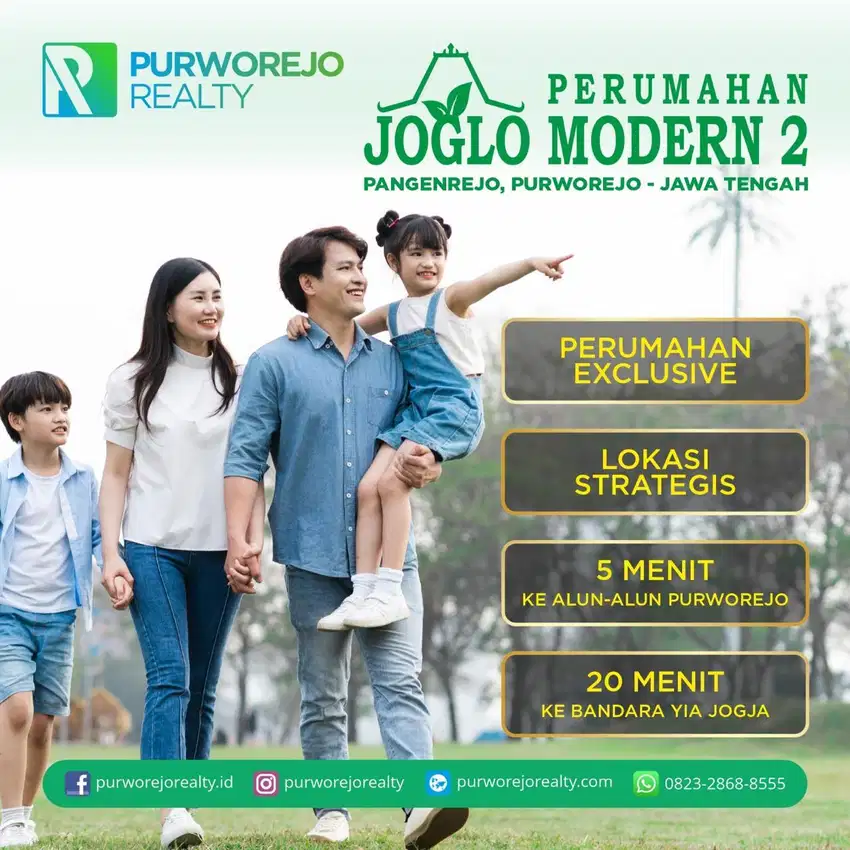 Dijual Perumahan Strtegis Dekat Kota Purworejo-Joglo Modern Pangenrejo