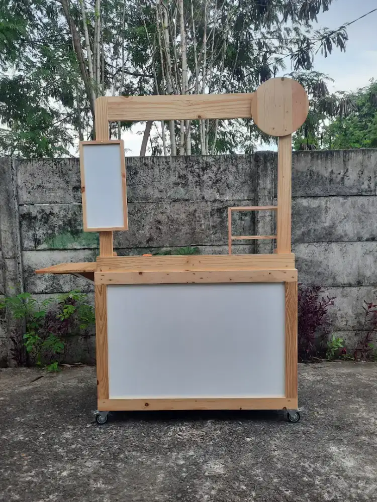 Booth / Gerobak kayu jati belanda