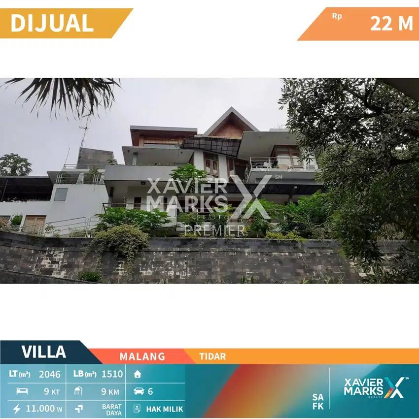 Dijual Rumah Villa Klasik Lokasi Favorit Di Tidar Dengan Private Pool