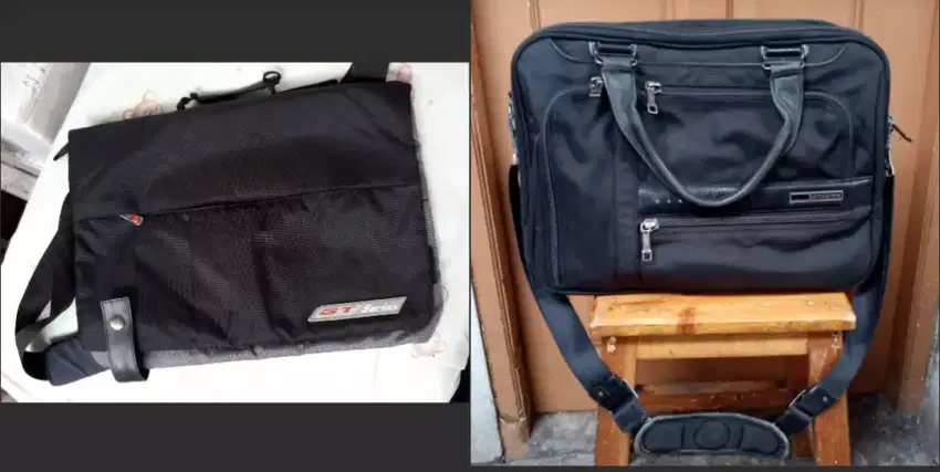 Jual tas laptop samsonite bonus tas laptop GT series original (baru)