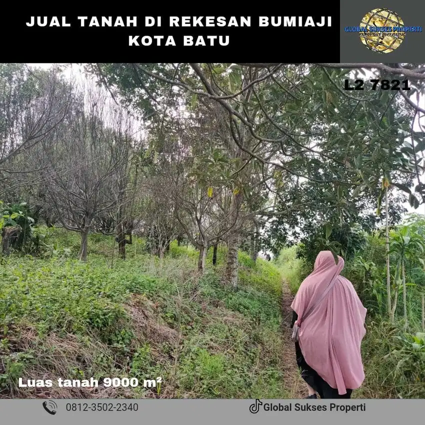 Tanah Subur Super Murah Cocok Investasi Lokasi di Bumiaji Batu