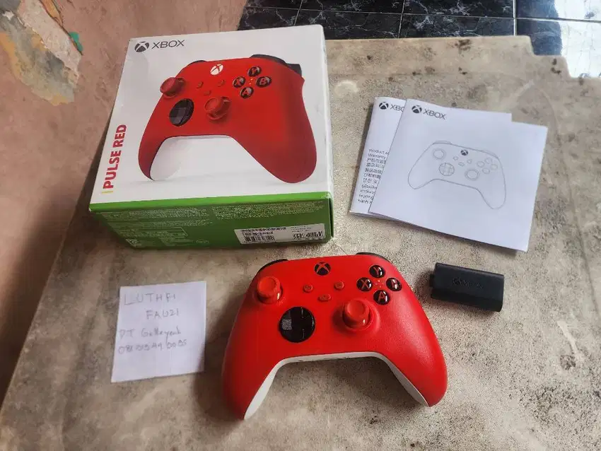 Stik Stick Xbox Series One Original Pulse Red Fullset Original OM