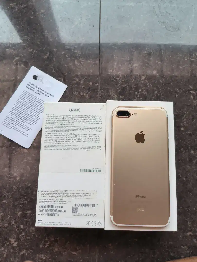 Iphone 7 Plus 128gb ex ibox indo