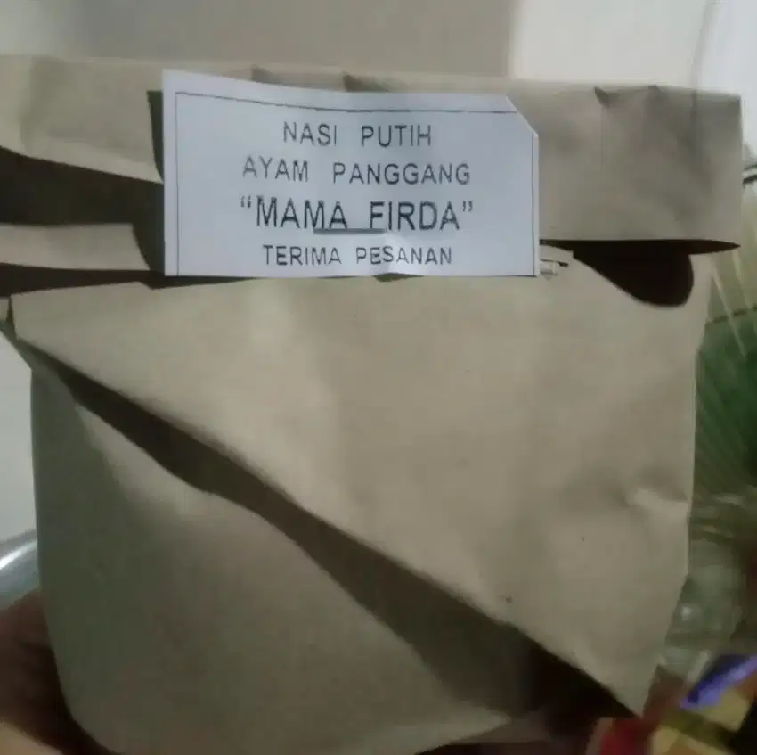 Nasi bungkus (nasi putih) 8k