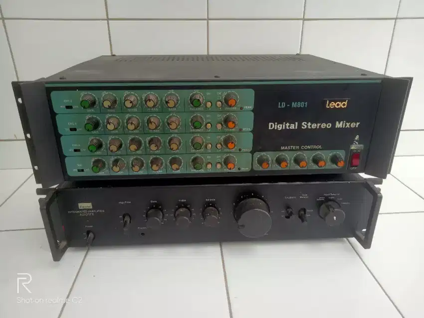 Amplifier sansui AU 217 ll & digital mixer lead