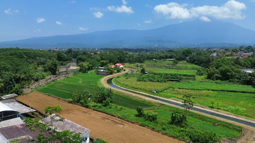 Tanah Kavling view gunung sawah,dekat stasiun,Rs Geriatri,UIN