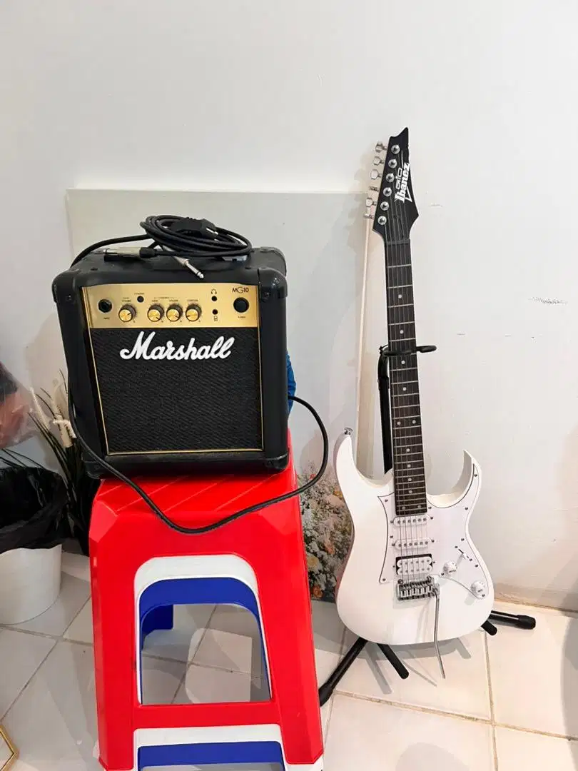 Ampli Marshall + Gitar Ibanez