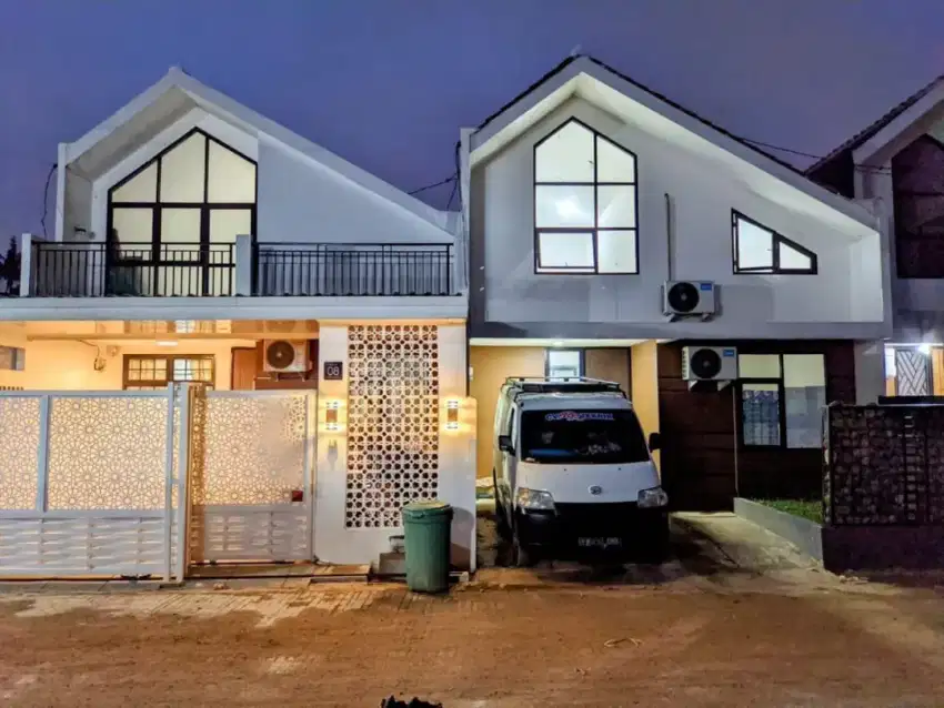 Rumah mezzanine bebas banjir di cinangka depok