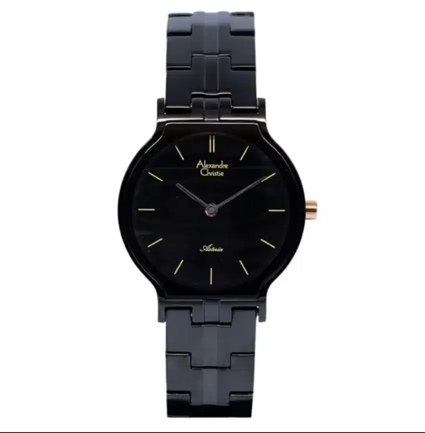 JAM TANGAN PRIA ALEXANDRE CHRISTIE ORIGINAL AC 8410 BLACK