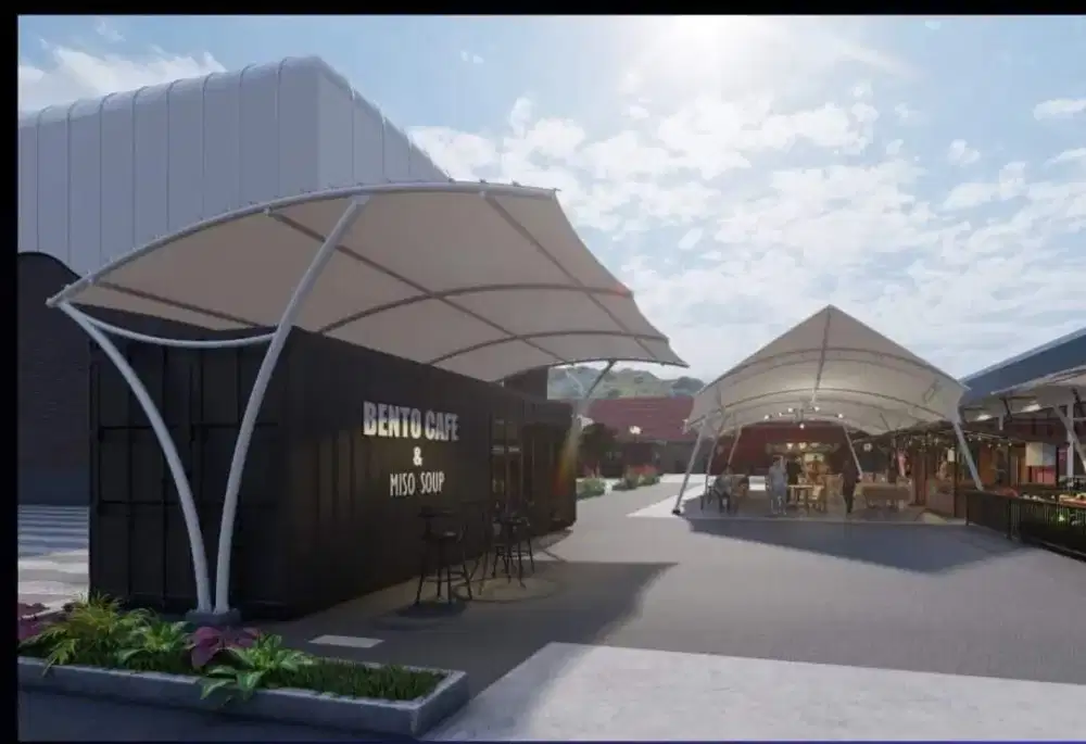 Pasang Canopi Membrane