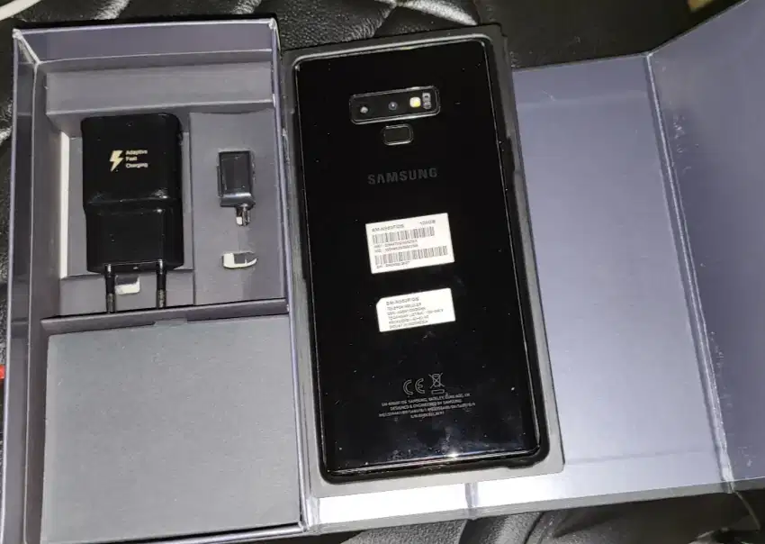 Samsung galaxy note 9 ram 6/128 resmi warna hitam fullset