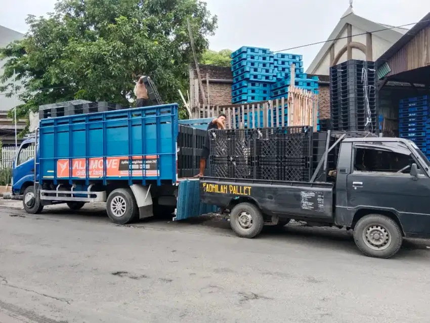 Supplier pallet plastik baru palet plastik bekas murah bisa kirim