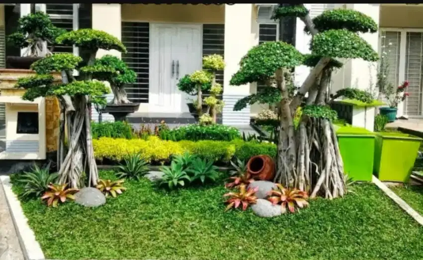 pembuatan taman dan kolam