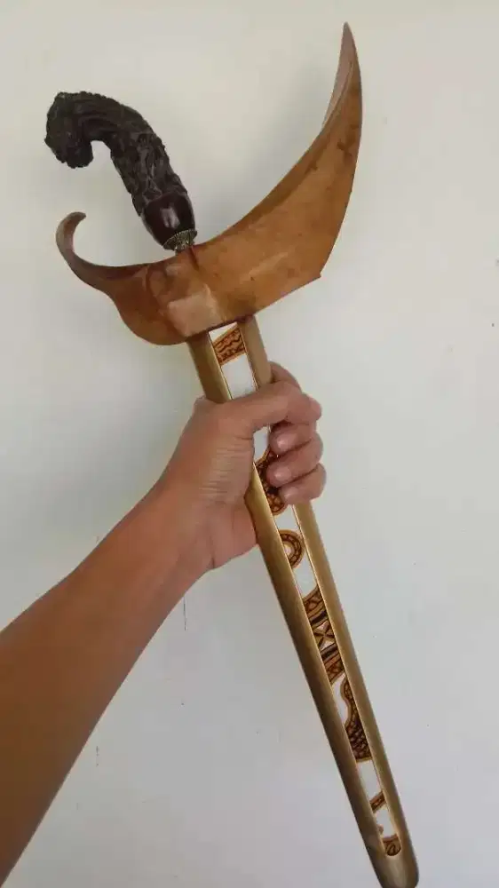 Keris Jangkung Motif Batik
