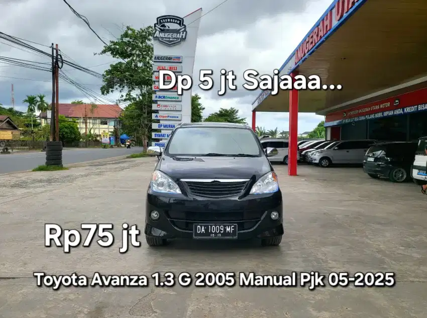 Dp5jt Avanza 1.3 G 2005 Manual istimewa