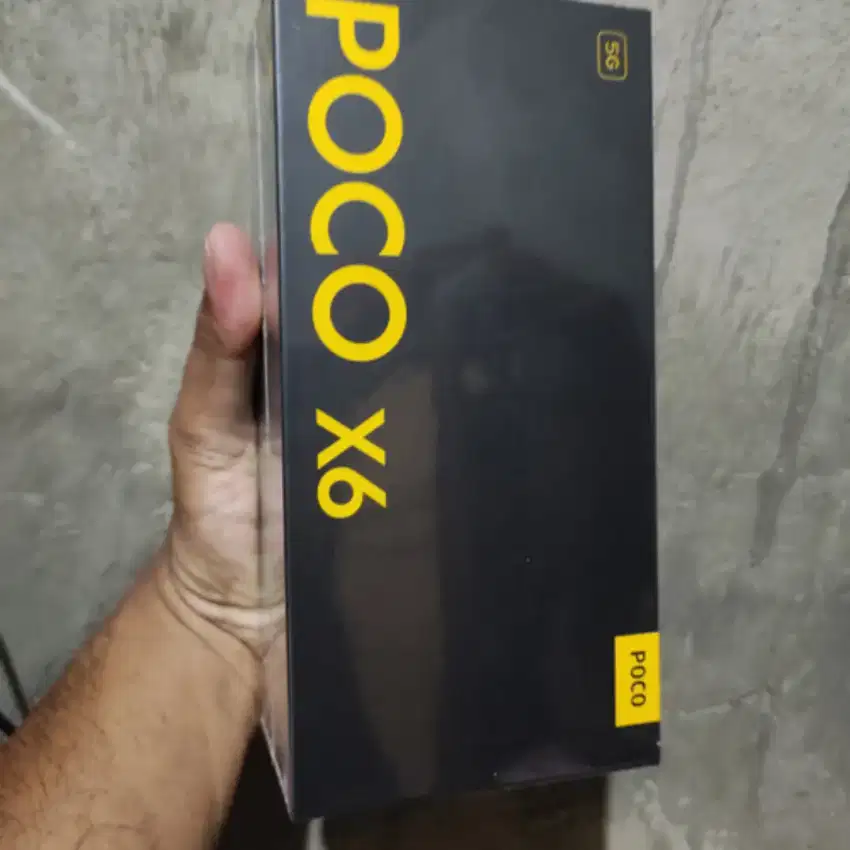 poco x6 5g 12/256 baru bukan seken