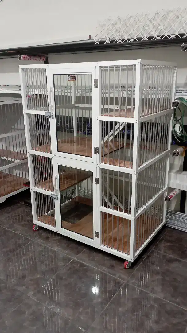 Kandang kucing aluminium