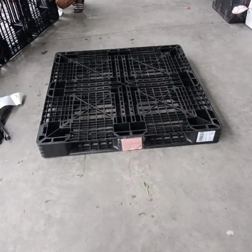 Distributor pallet bekas murah ready palet plastik second layak pakai