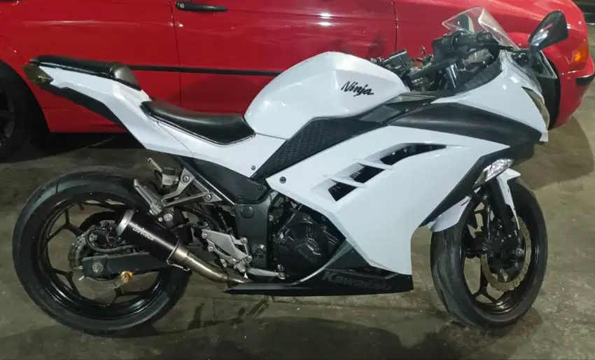 Kawasaki Ninja 250 Fi White Knalpot Leovince