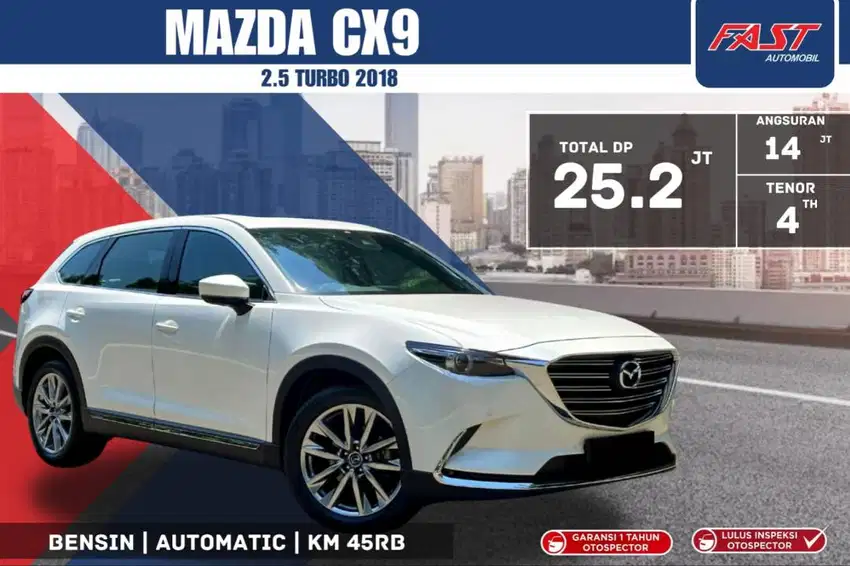 DP 25JT MAZDA CX9 2018 2.5 TURBO SUNROOF KM.45RB ANTIK PJK PJG#F7ST