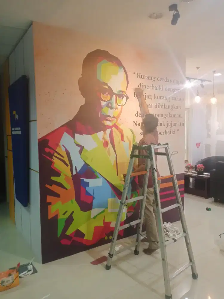 Tukang pasang wallpaper wallstiker