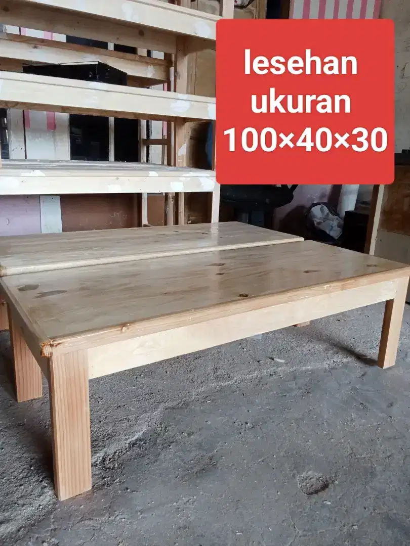 Lesehan minimalis kayu Balanda