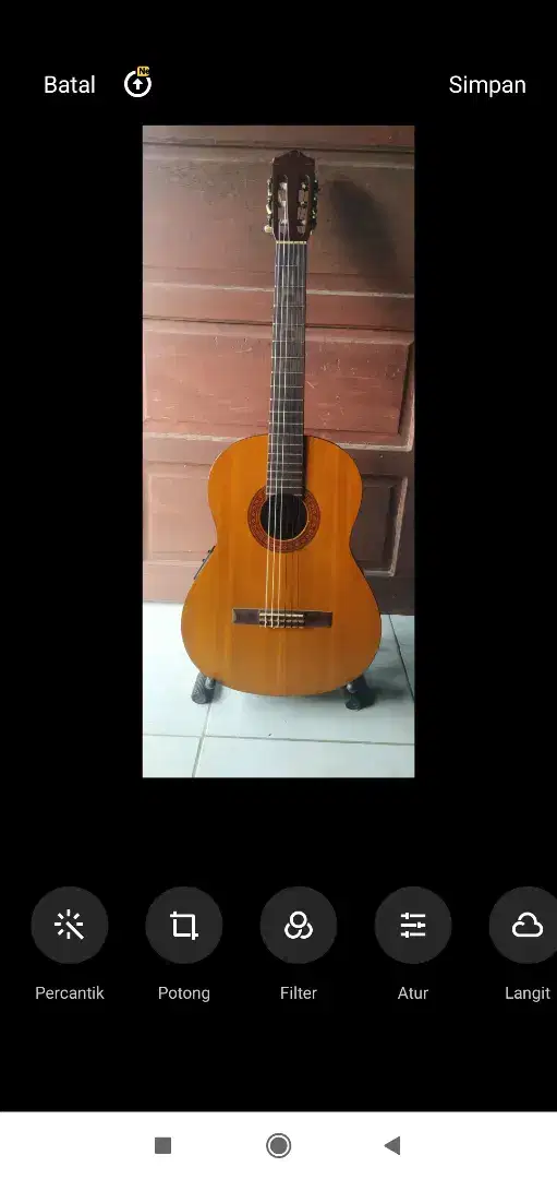 Gitar klasik nylon ori yamaha cx40 mantap siap pakai pas