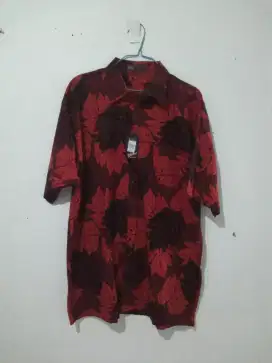 Kemeja batik lengan pendek size XXL