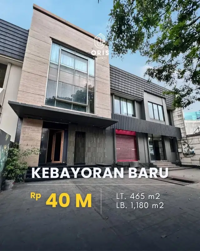 Bangunan Komersil Cocok utk Kantor di Kebayoran Baru Jakarta Selatan