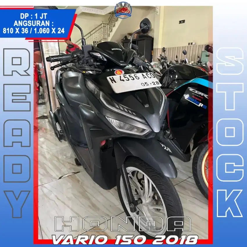 HONDA VARIO 150 2018 BEKAS RASA BARU BOSSKU HIKMAH MOTOR KEPUH MALANG