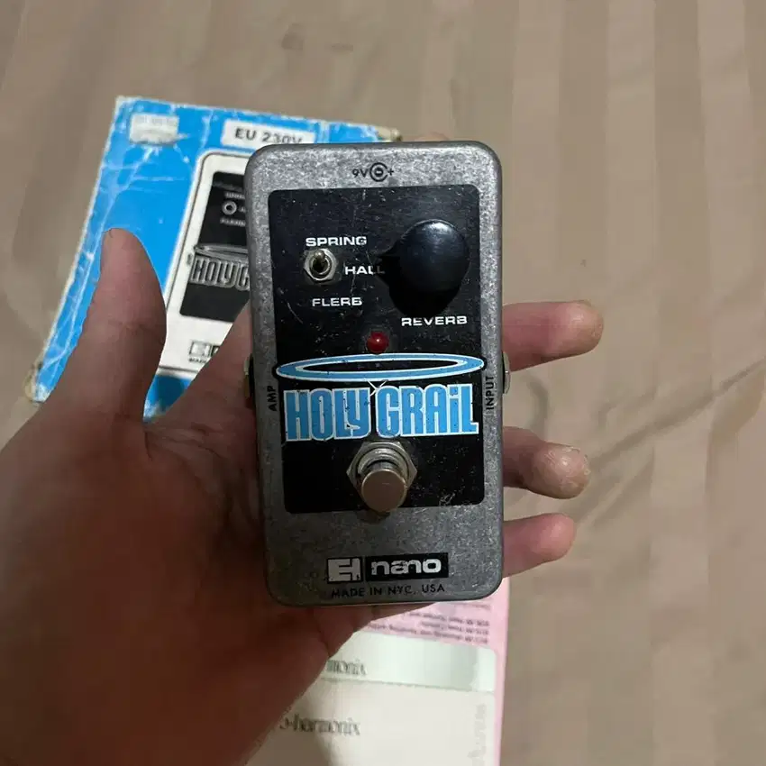 holygrail reverb pedal efekgitar electro harmonix