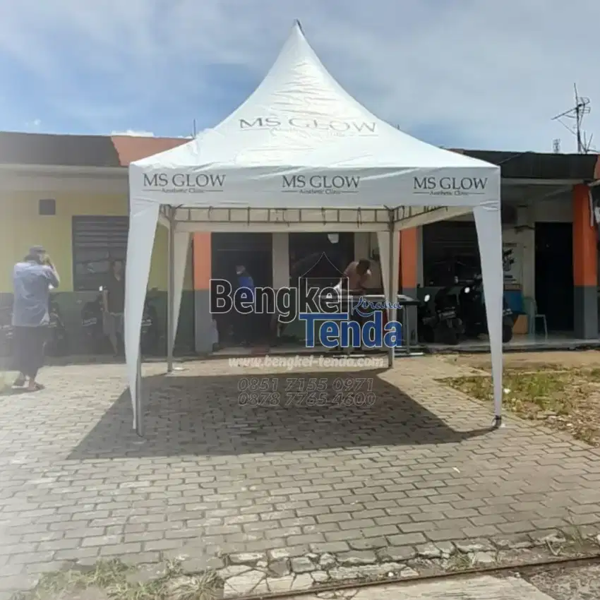 Tenda Bazar / Tenda Kerucut Branding / Tenda Pameran Custom