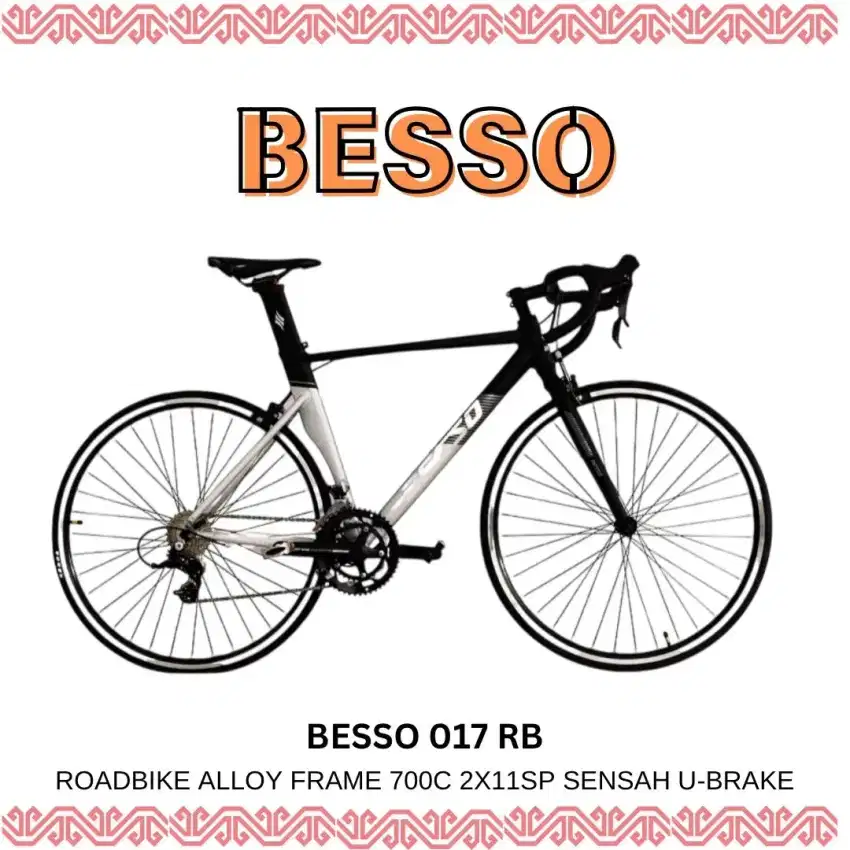 Roadbike Sepeda Balap Besso 017 RB 700C