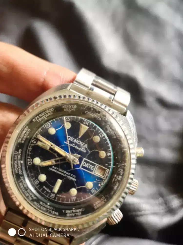 Jam antik genova blue dial manual swiss