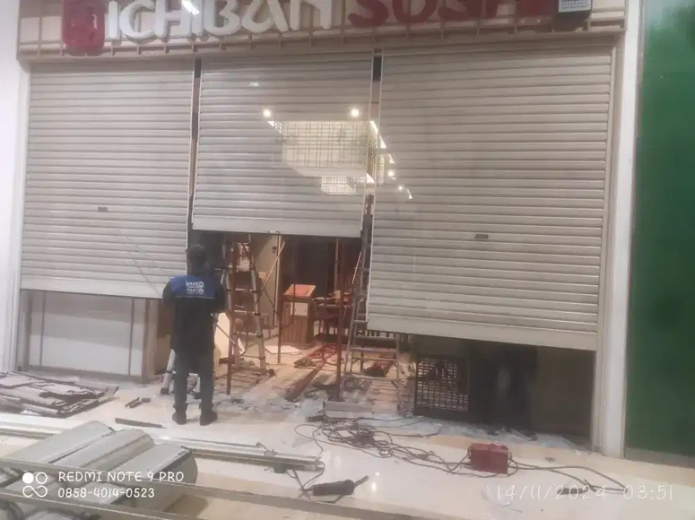 Rolling door oneshett gading serpong