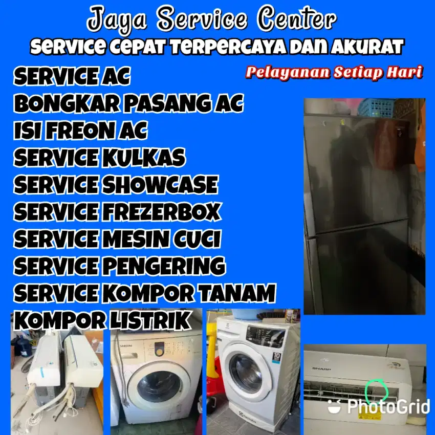 Service AC Kulkas Frezer Servis Mesin Cuci Bongkar Pasang AC Surabaya