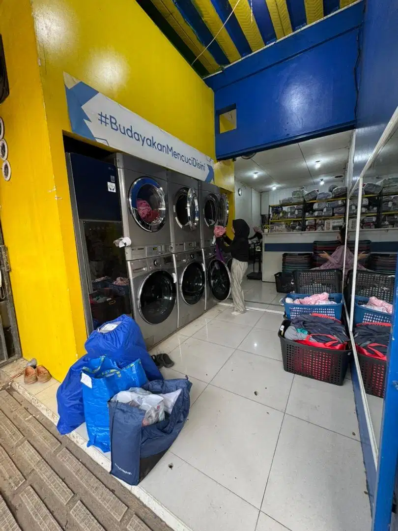 Take Over Laundry Modern sangat Ramai Franchise Laundry