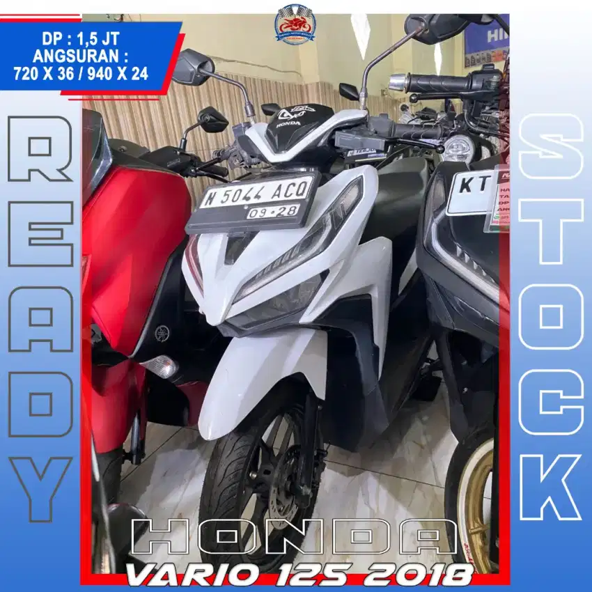 HONDA VARIO 125 2018 SIAP PANTAU BOSSKU HIKMAH MOTOR KEPUH MALANG