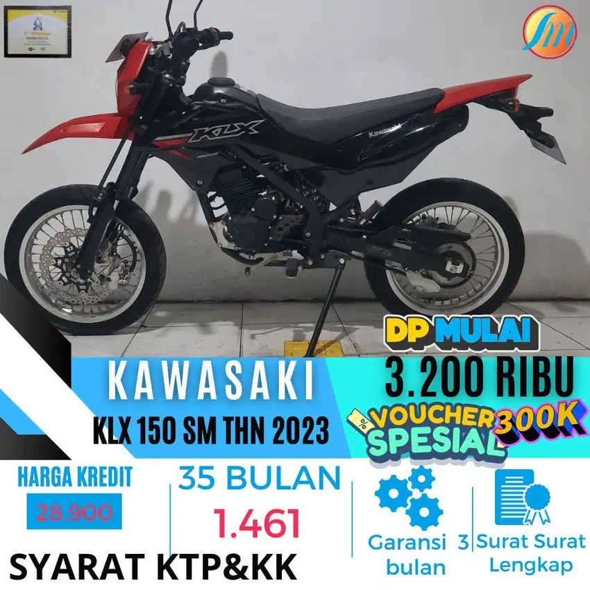 KLX 150 SM JUAL CEPAT CASH&KREDIT FREE VOCHER 300K