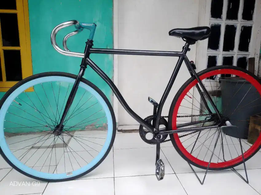 Sepeda fixie doltrap stang dropbar balap