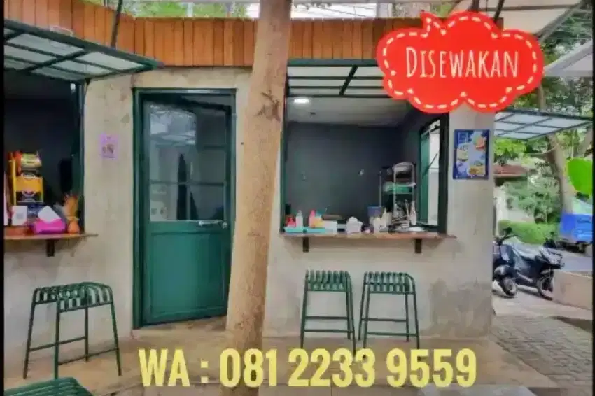 Disewakan ruang tempat usaha Jualan MAKANAN Kios Kuliner Outdoor