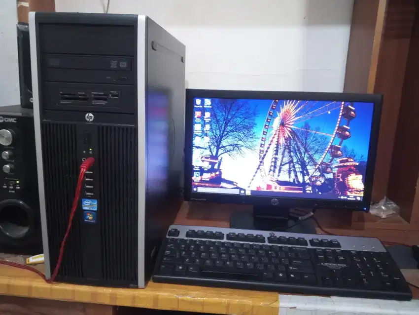 Pc editing intel core i5 + ram 8gb + monitor 19inch fullset siap pakai