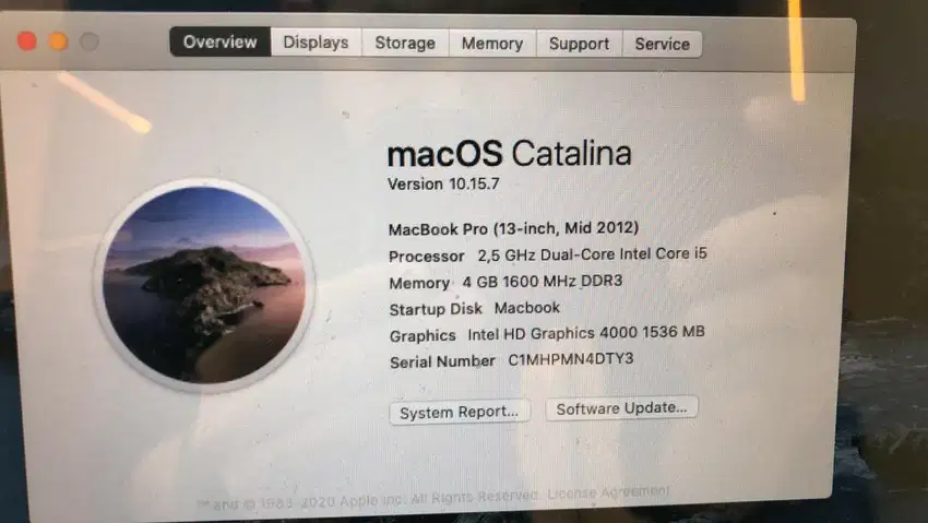 Macbook Pro Mid 2012