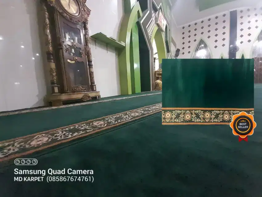 Karpet masjid meteran siap kirim