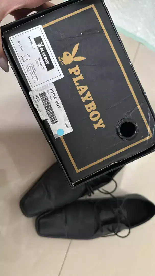 Sepatu original playboy ukuran 44 like newfullbox