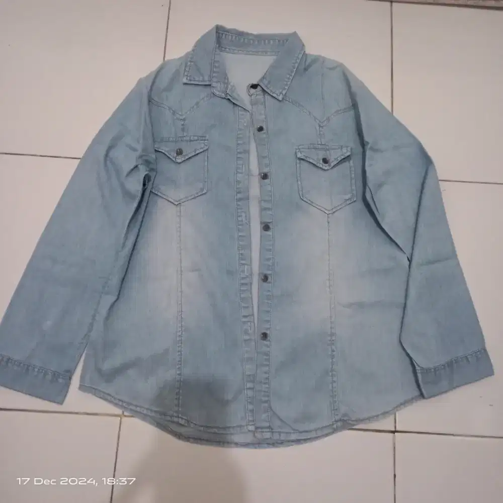 Kemeja semi jeans
