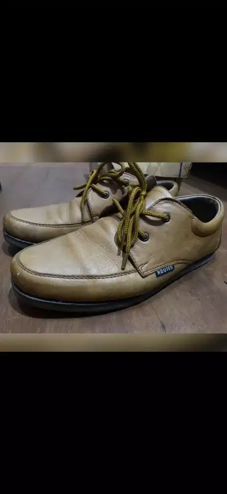 Sepatu kulit route size 42 original leather